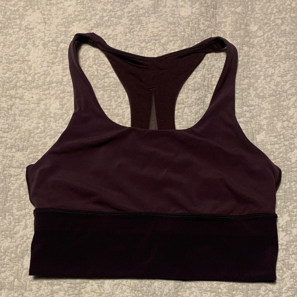 lululemon athletica Dark Purple Sports Bra